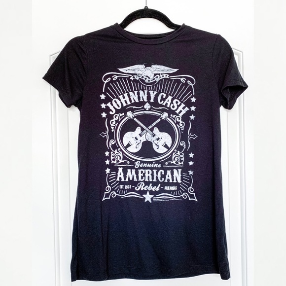 Johnny Cash American Rebel Rocker Tee - Picture 2 of 2